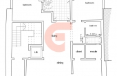 GE1736, Duplex Large Squarish Layout Maisonette